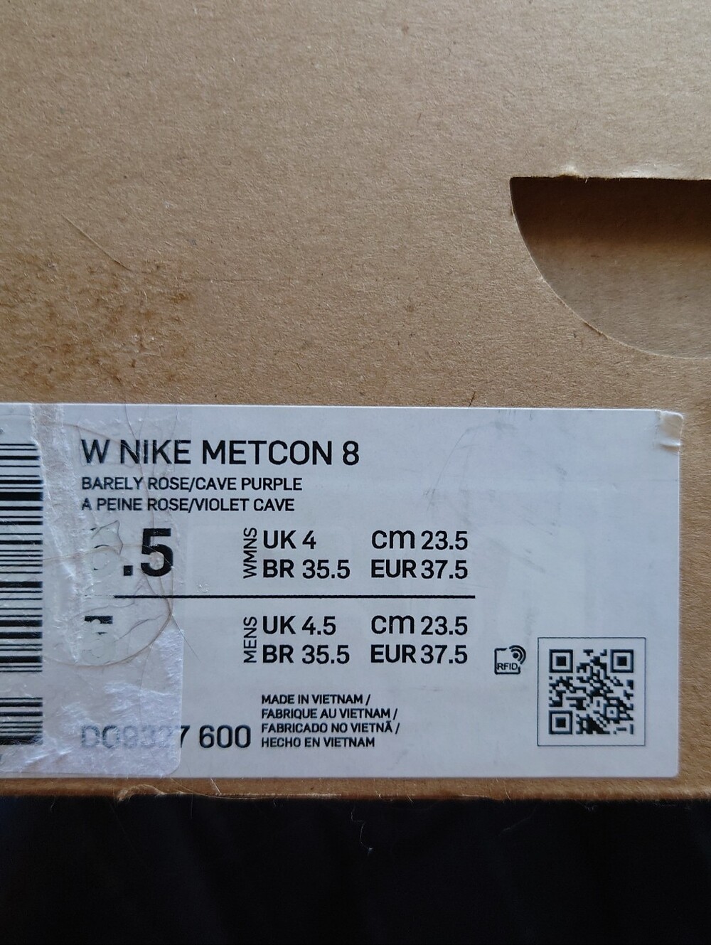 Nike Metcon 8 Women's CrossFit/lifting shoes Sz 6.5us - Picture 6 of 8